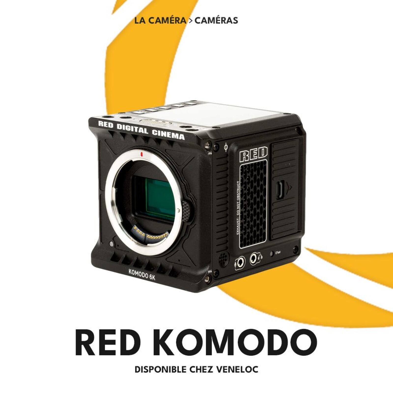 Pack RED Komodo 6K (adaptateur EF) - Photo 1 sur 1