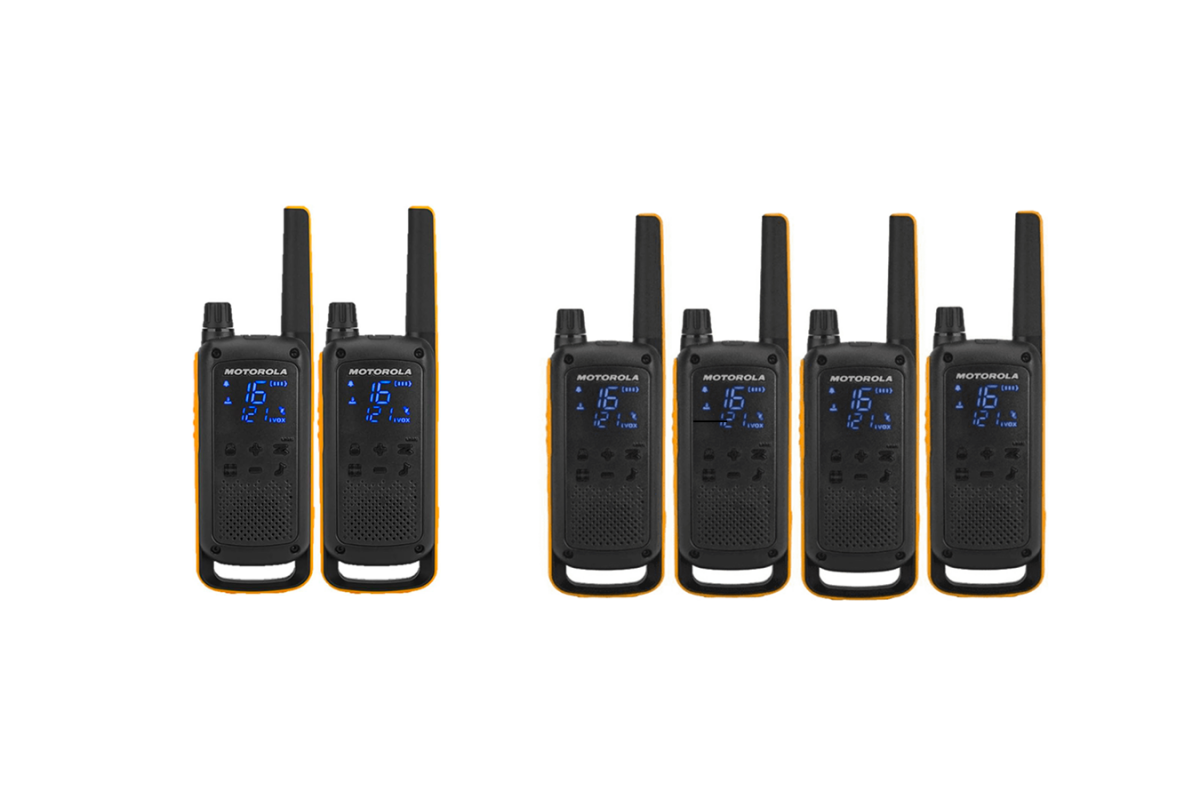 Location Kit 6 x Motorola Talkie-Walkie TLKR T82 EXTREME x2 - Lightyshare