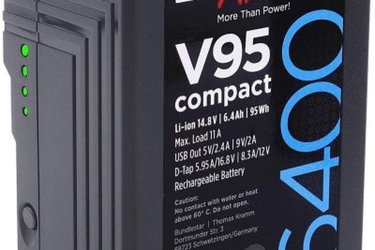 Location 3 batteries BAXXTAR V-lock V95 COMPACT + 1 chargeur double - Lightyshare
