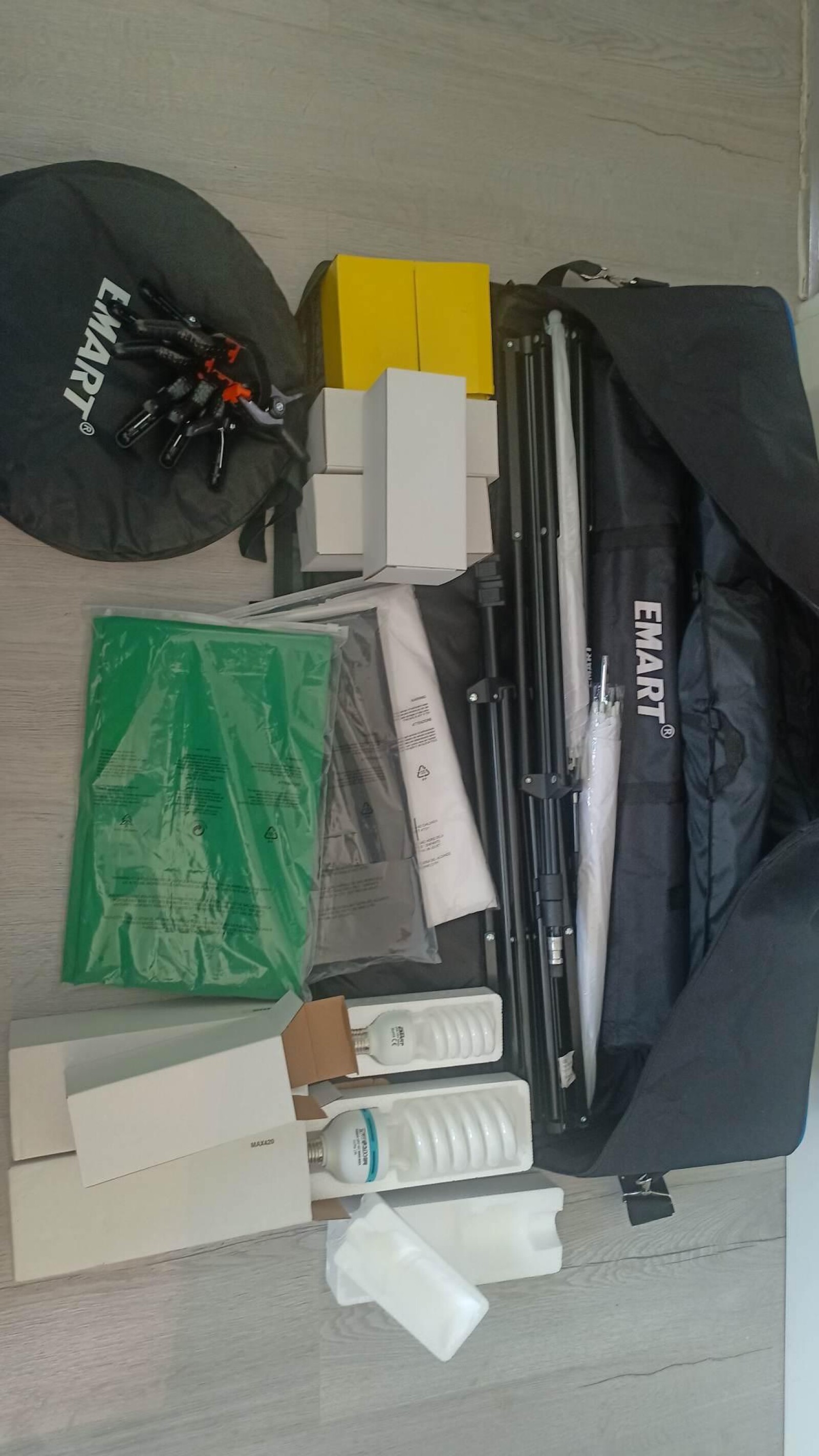 Kit Studio Fond Vert EMART - Photo 2 sur 7