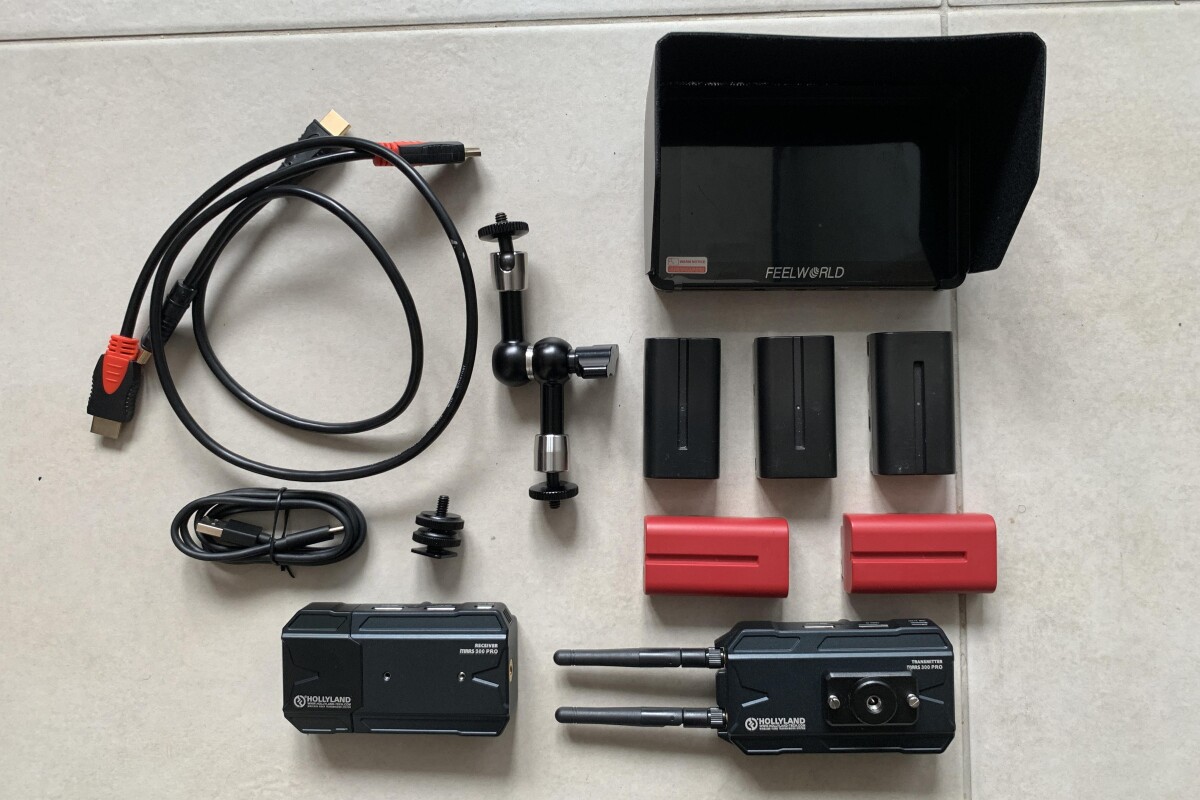 Location Kit vidéo HF écran retour client / retour réalisateur sans fil - Lightyshare