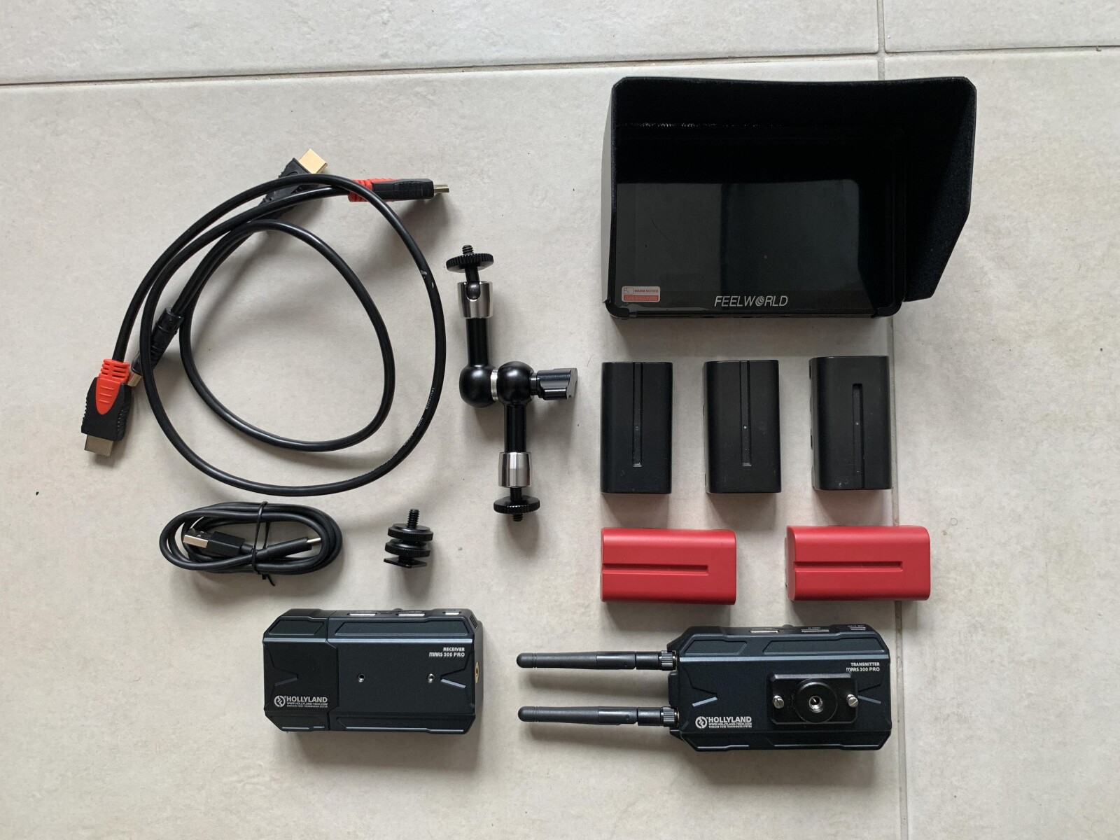 Kit vidéo HF écran retour client / retour réalisateur sans fil - Photo 1 sur 1