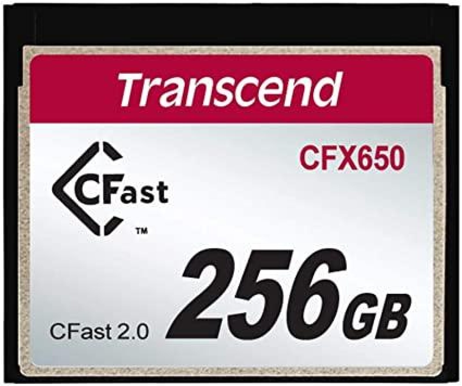 C FAST 2.0 256 GB Transcend - Photo 1 sur 2