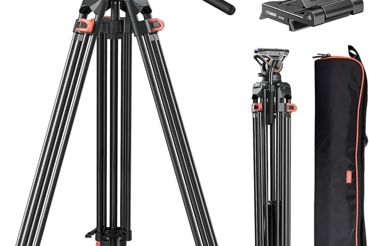 Location Trépied Vidéo avec tête fuide + possibilité de filmer en vertical - Lightyshare