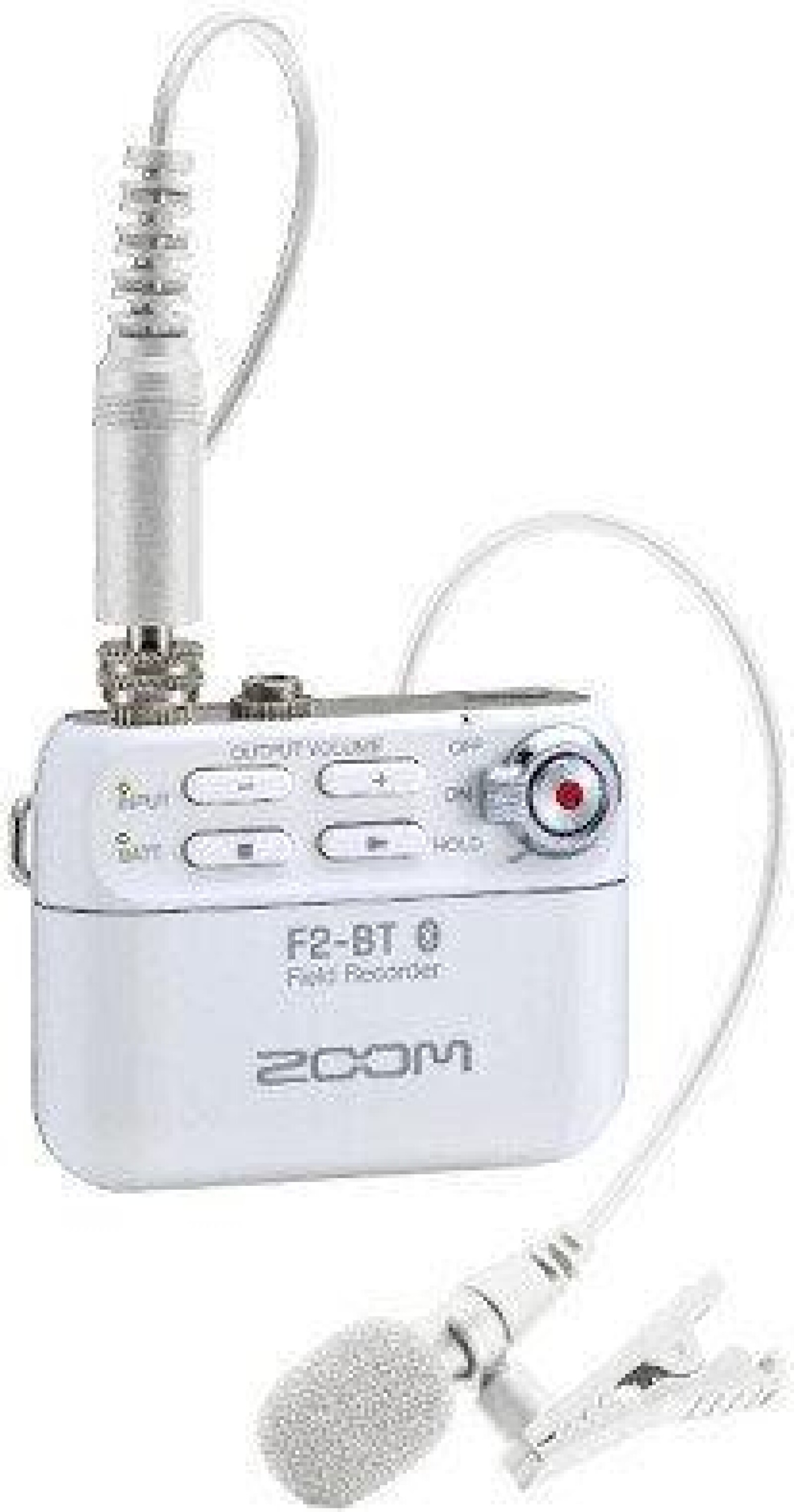 Micro cravate ZOOM F2 BT Blanc - Photo 1 sur 1
