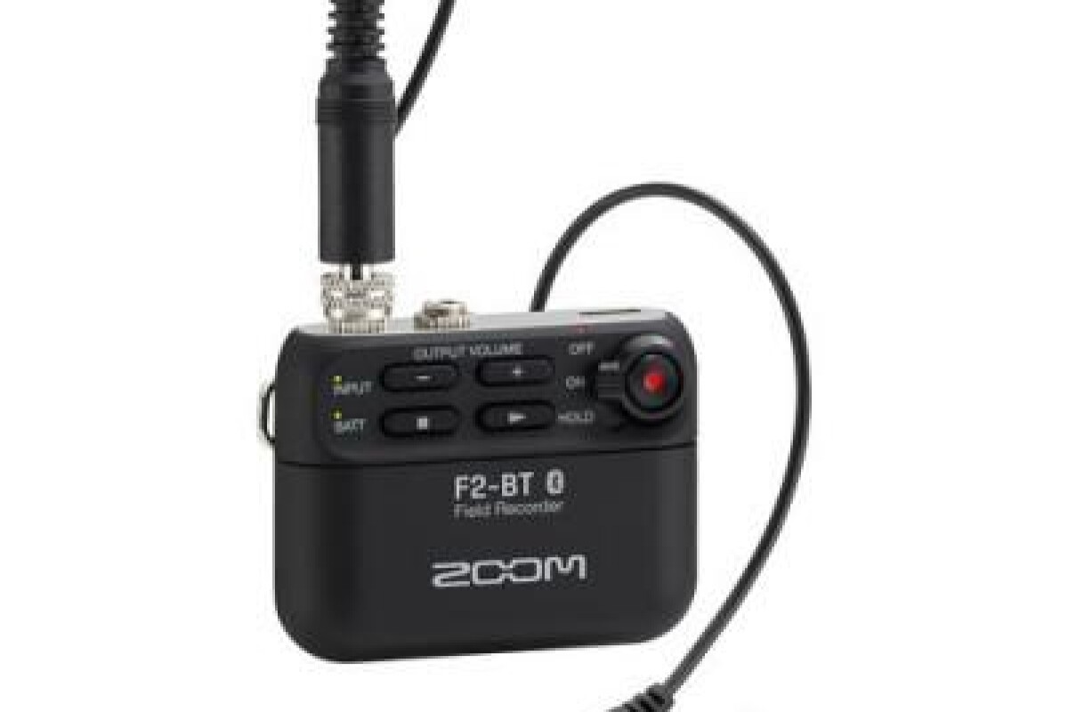 Location Micro cravate ZOOM F2 BT Noir - Lightyshare