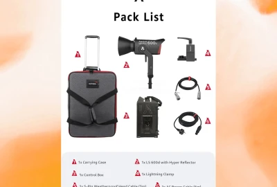 Location Aputure LS 600D