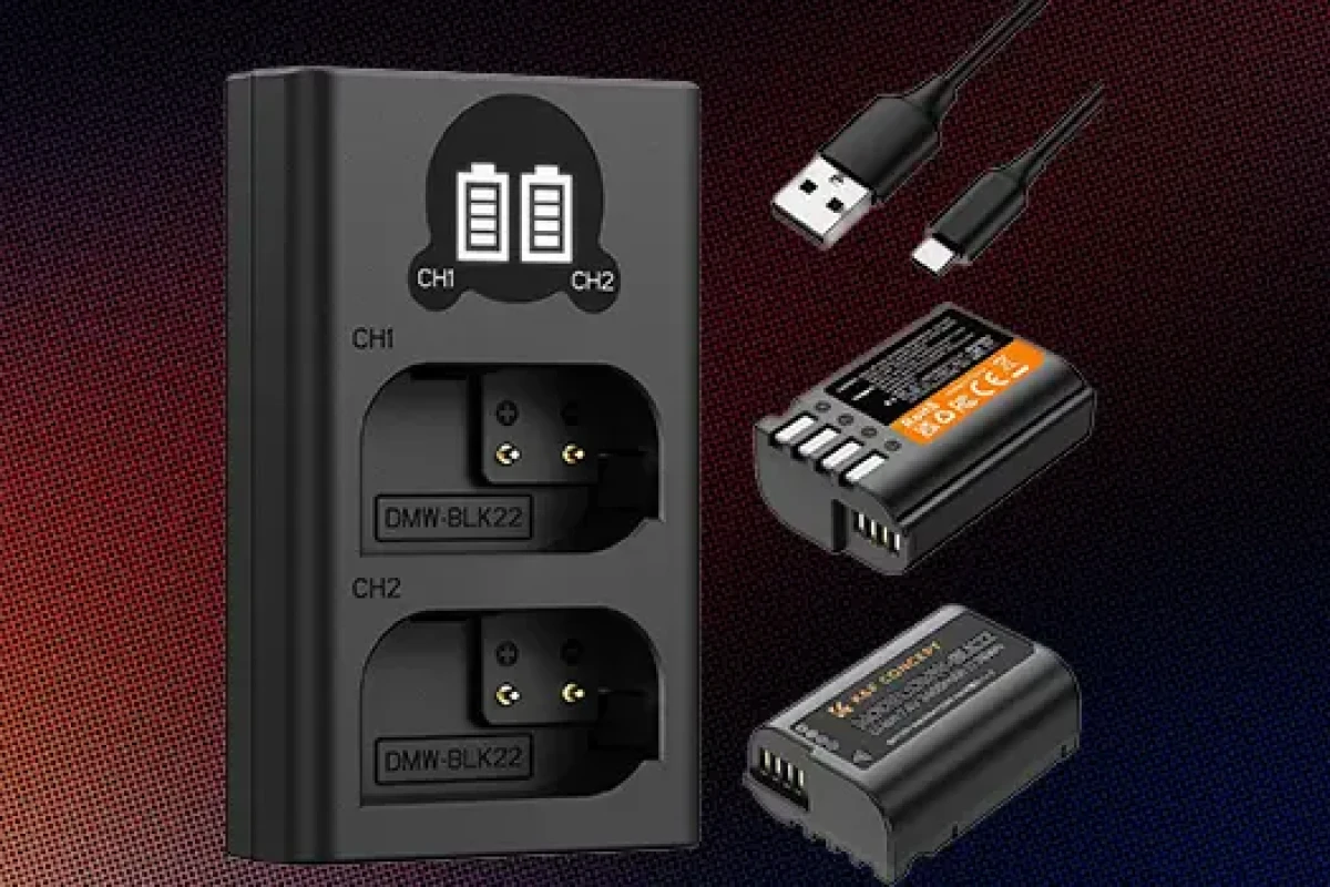 Location K&F CONCEPT DMW-BLK22 Batterie - Lightyshare