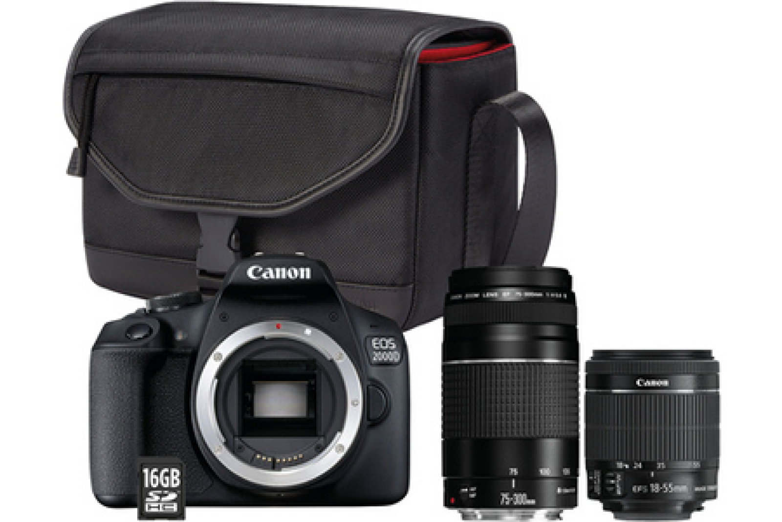 Pack Complet appareil photo canon eos 2000d - Photo 1 sur 3