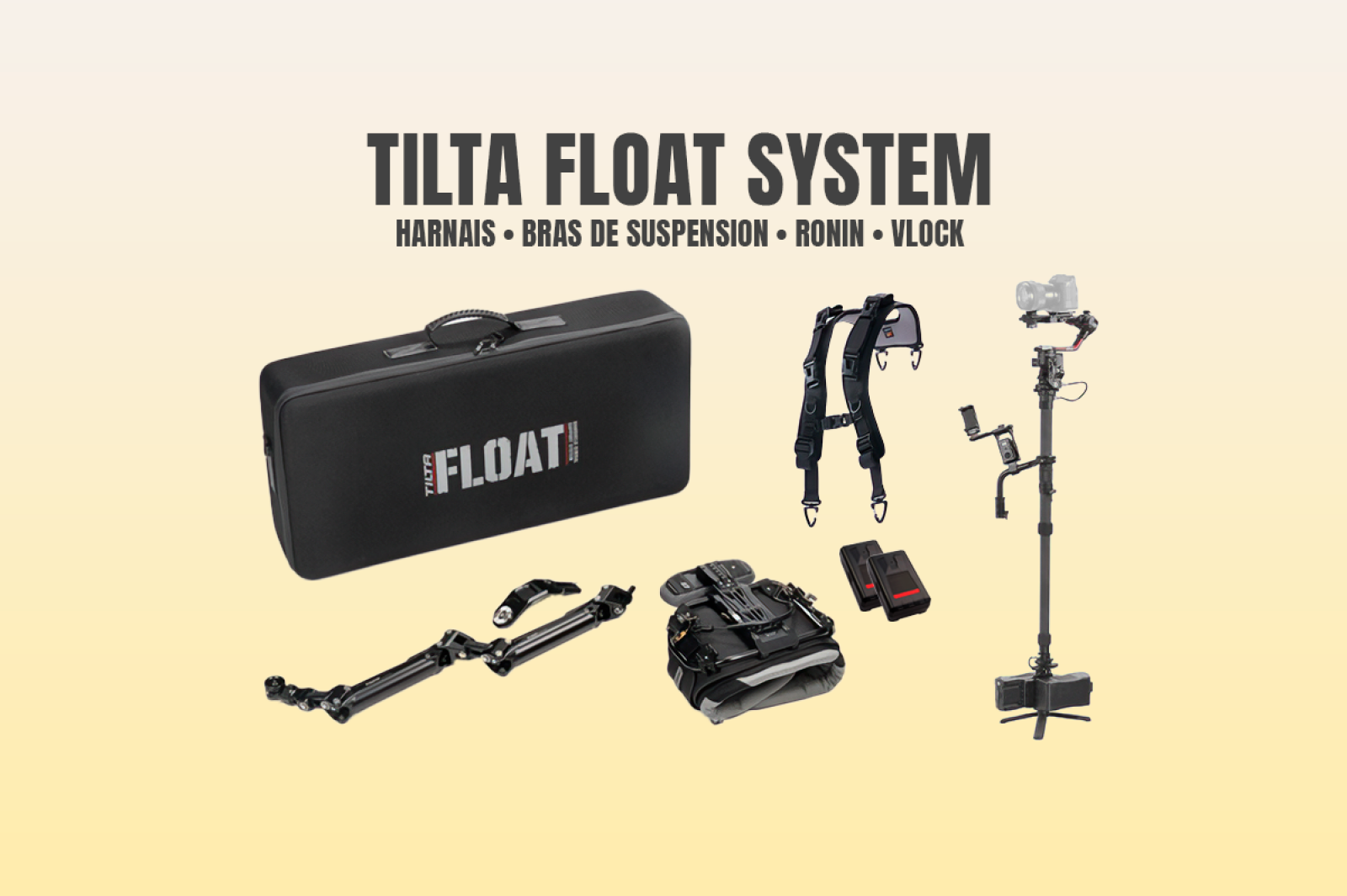 TILTA - Système FLOAT + Gilet + Ronin + V-Lock - Photo 1 sur 1