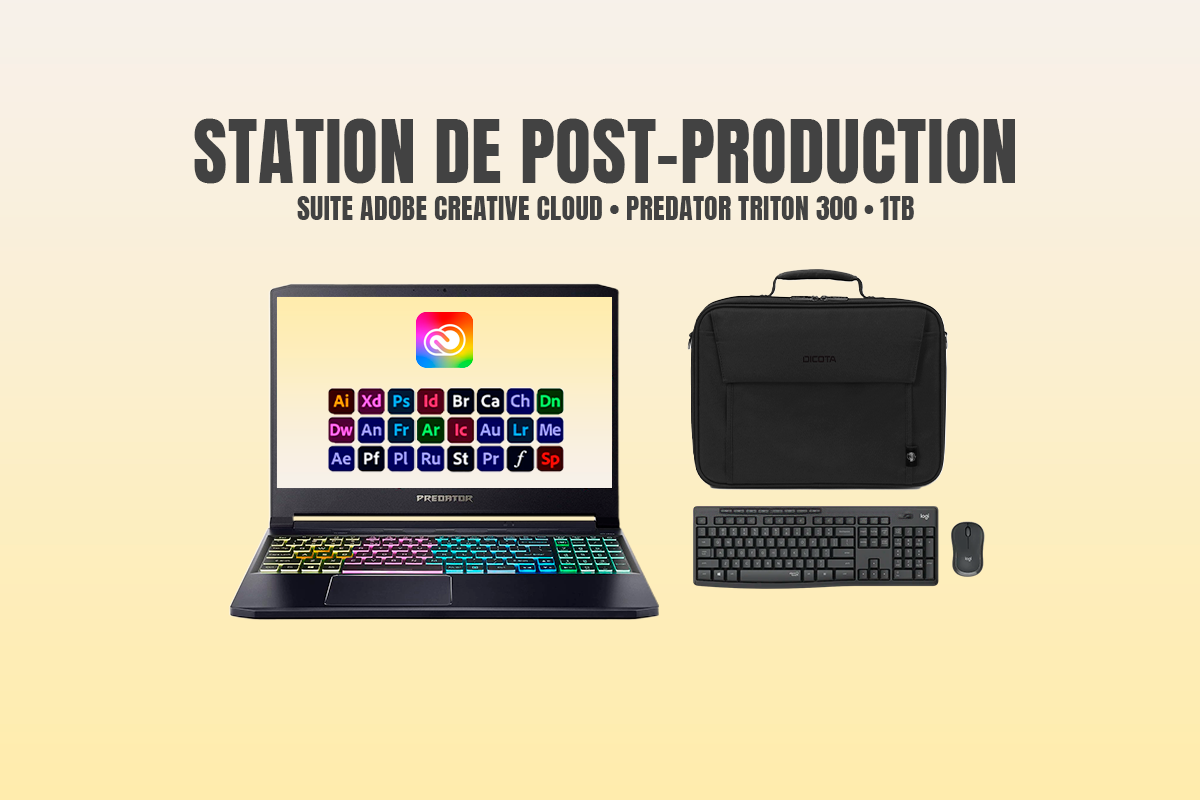 Location Predator Triton 300 + Licence Adobe - Lightyshare