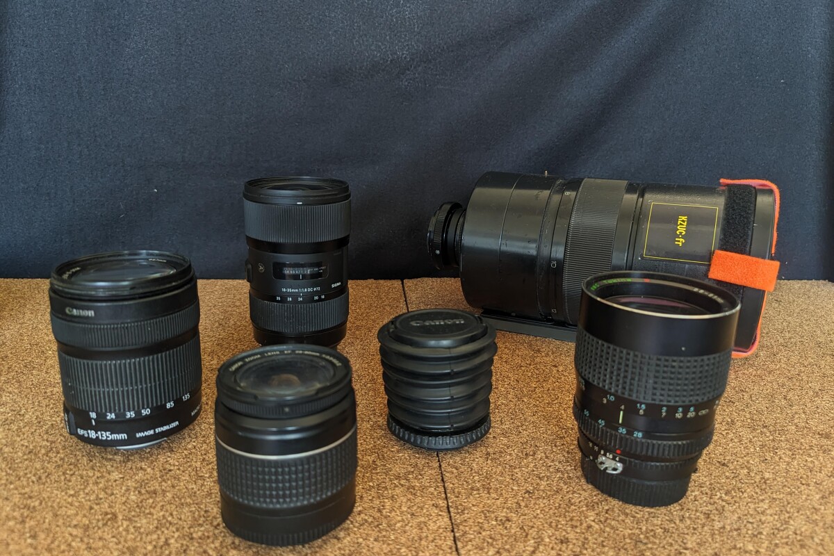 Location Différents Objectifs de 18mm à 1000mm - Lightyshare