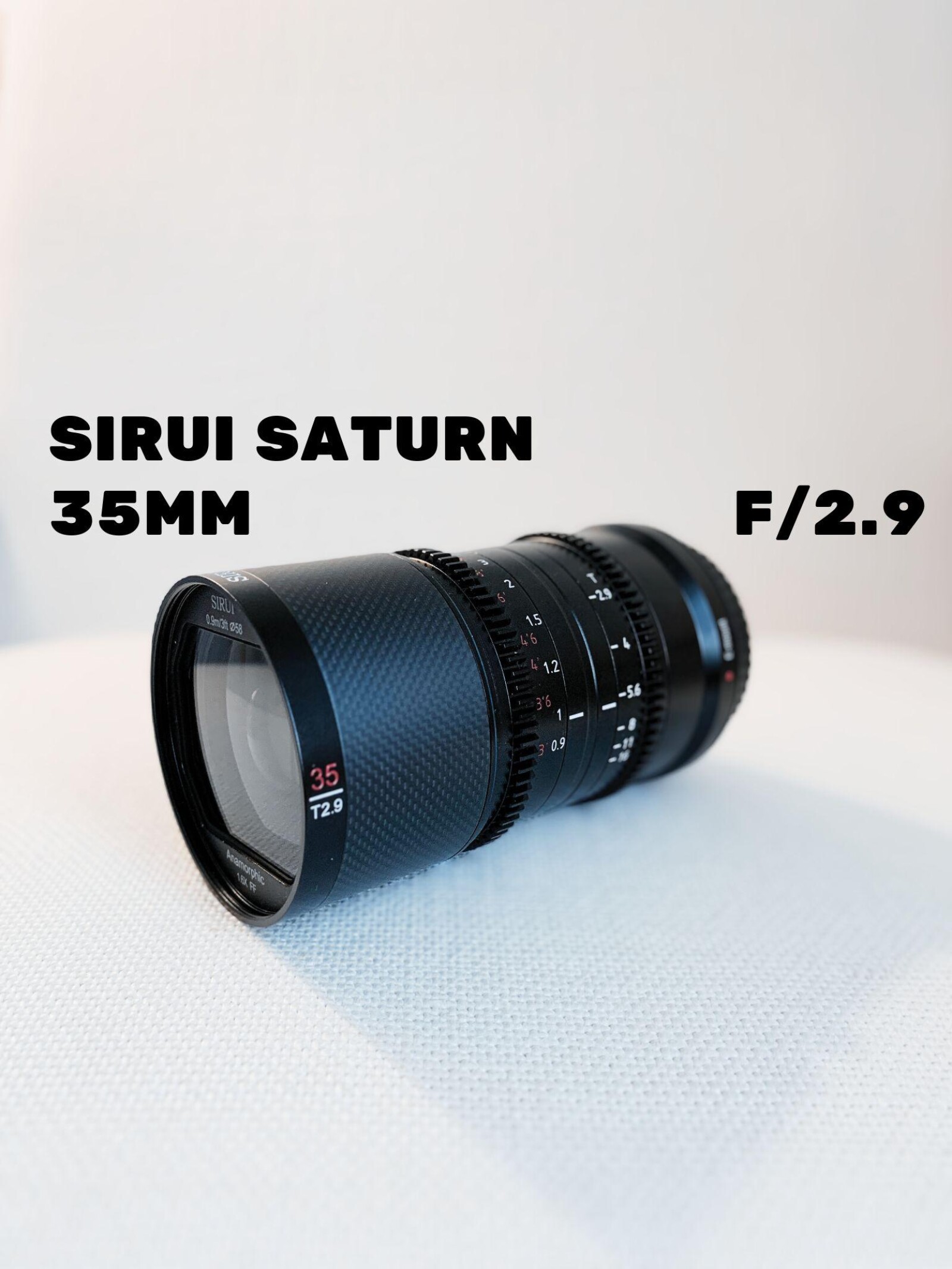 Sirui Saturn 35mm T2.9 1.6X Full Frame Monture Sony E - Photo 1 sur 2