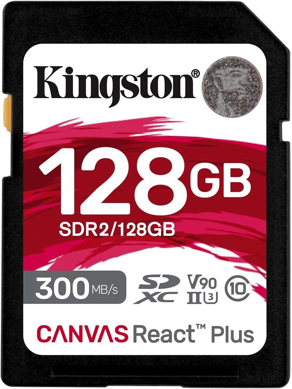 kingston Canvas React Plus SD 128Go UHS-II V90 U3 SDR-II