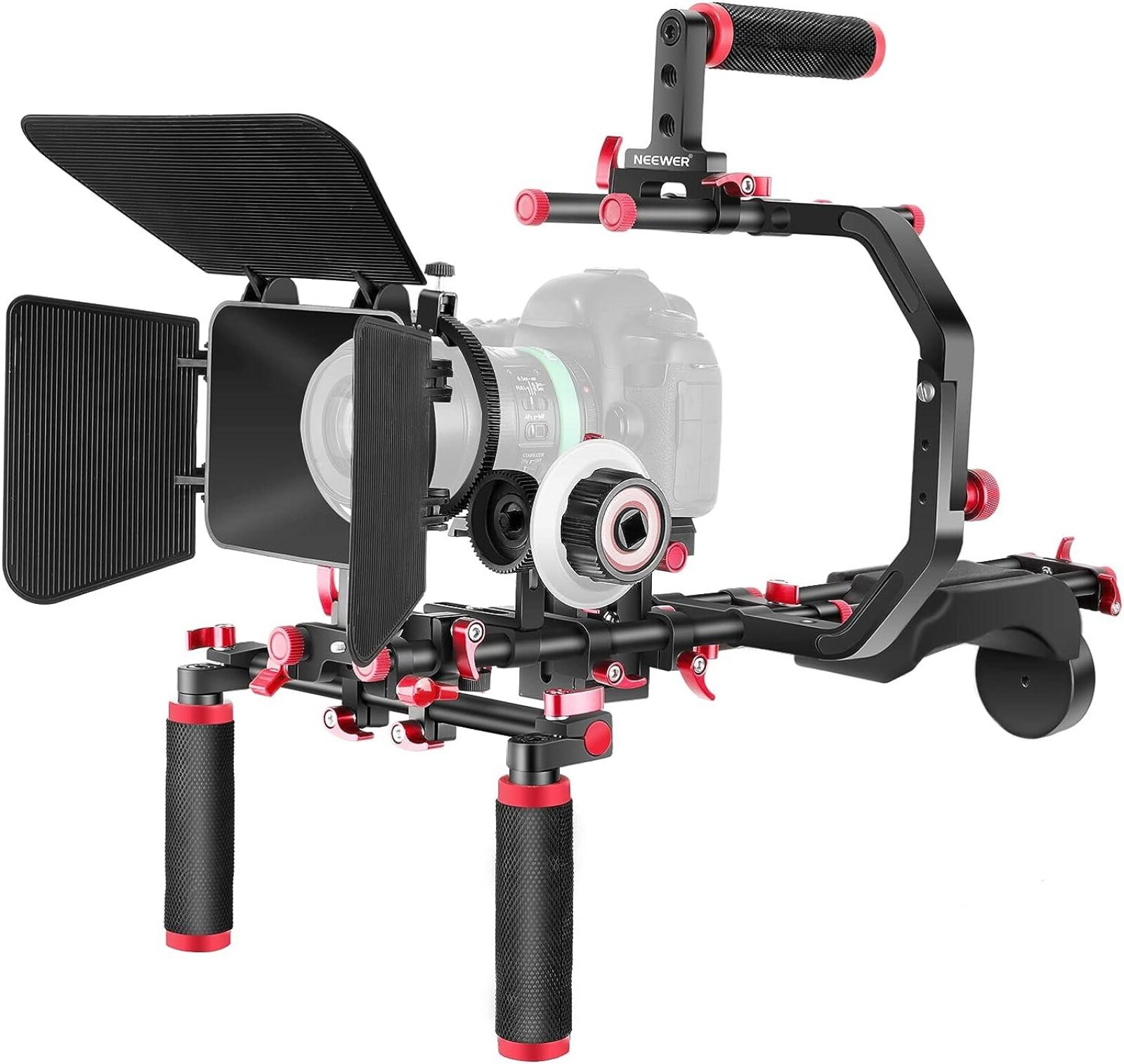 Rig d'épaule Neewer + Follow focus Pro  - Photo 1 sur 4