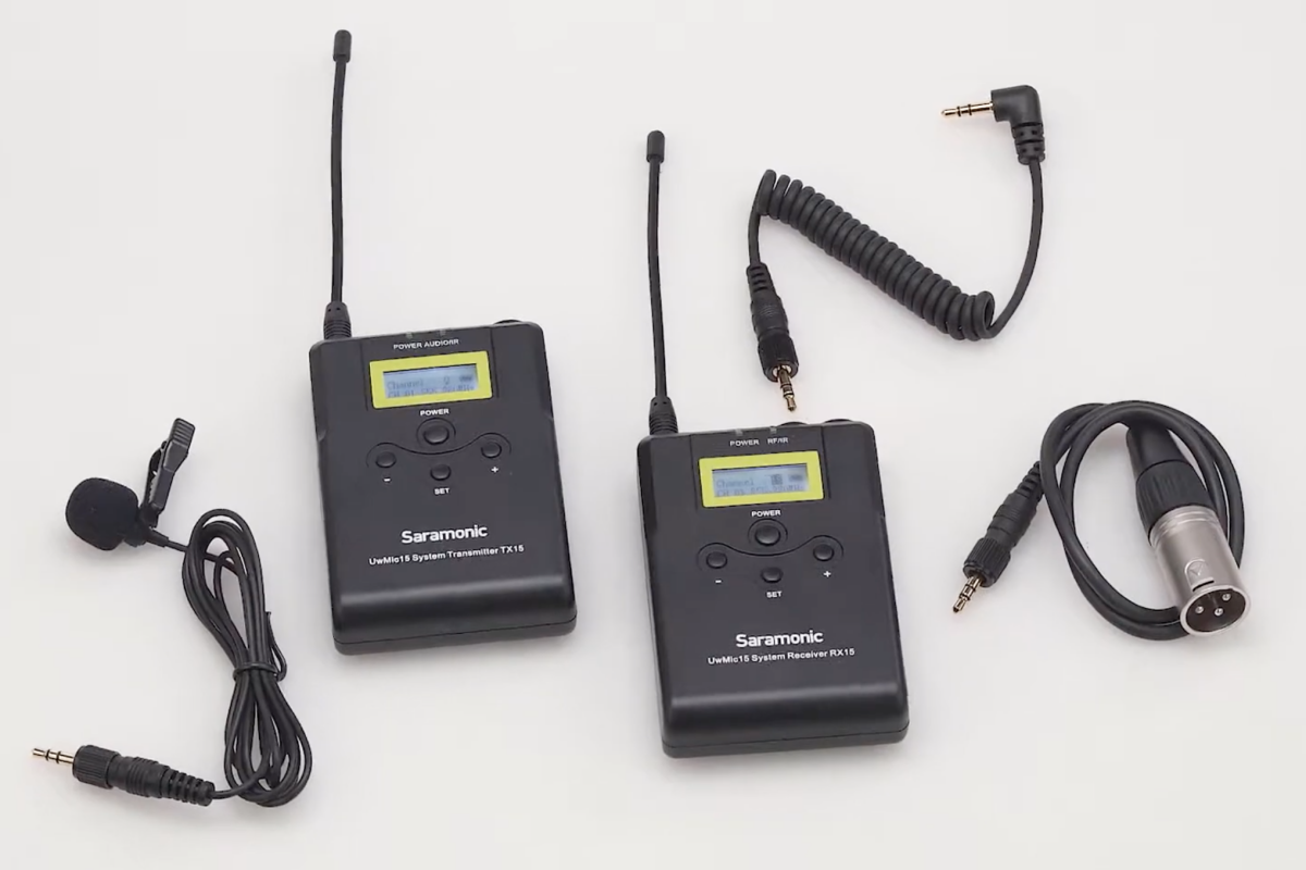 Location Saramonic UwMic15 Micro cravate sans fil HF émetteur récepteur  - Lightyshare