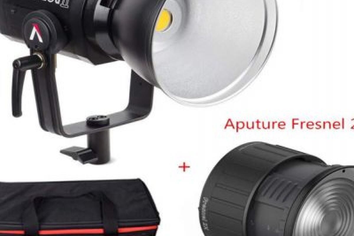 Location Kit Led Aputure 120D mkII + Aputure fresnel II+ V-Lock - Lightyshare