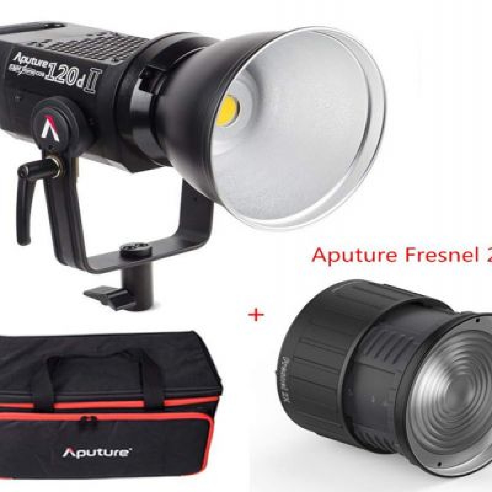 Kit Led Aputure 120D mkII + Aputure fresnel II+ V-Lock - Photo 1 sur 3