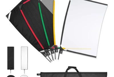 Location Neewer Kit De Drapeaux Et Scrims Pliables 60x90cm, Drapeaux 5 en 1