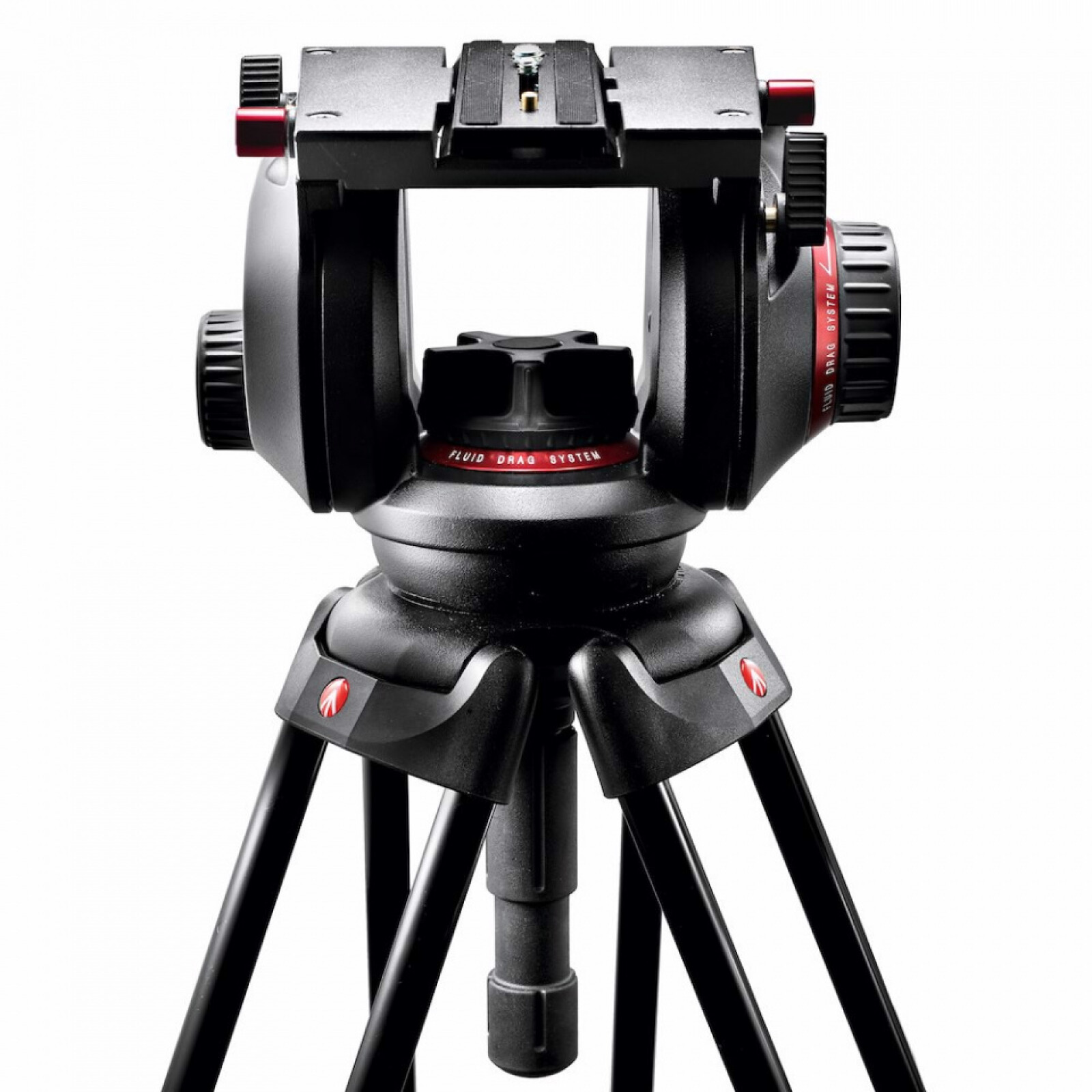 manfrotto Trepied Manfrotto 504X & Alu Twin MS - Photo 1 sur 2