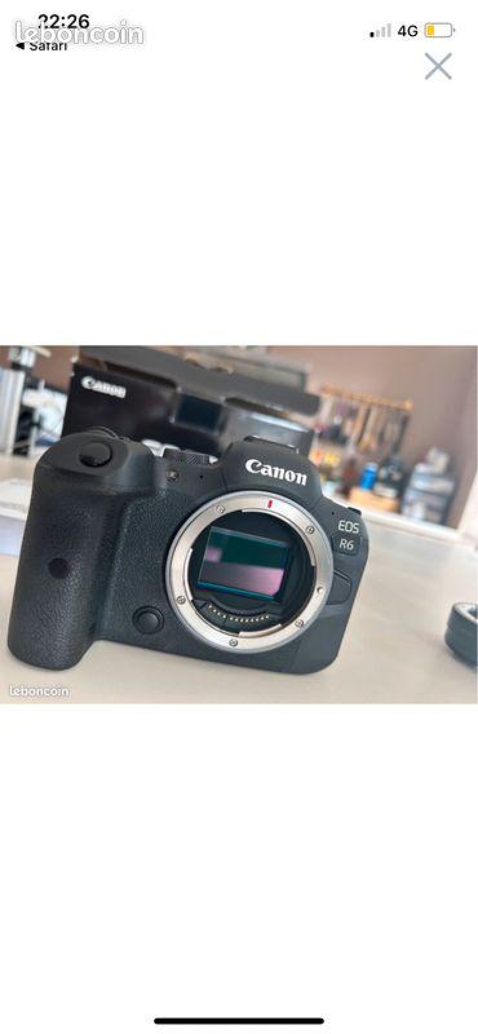Canon EOS R6  - Photo 1 sur 3