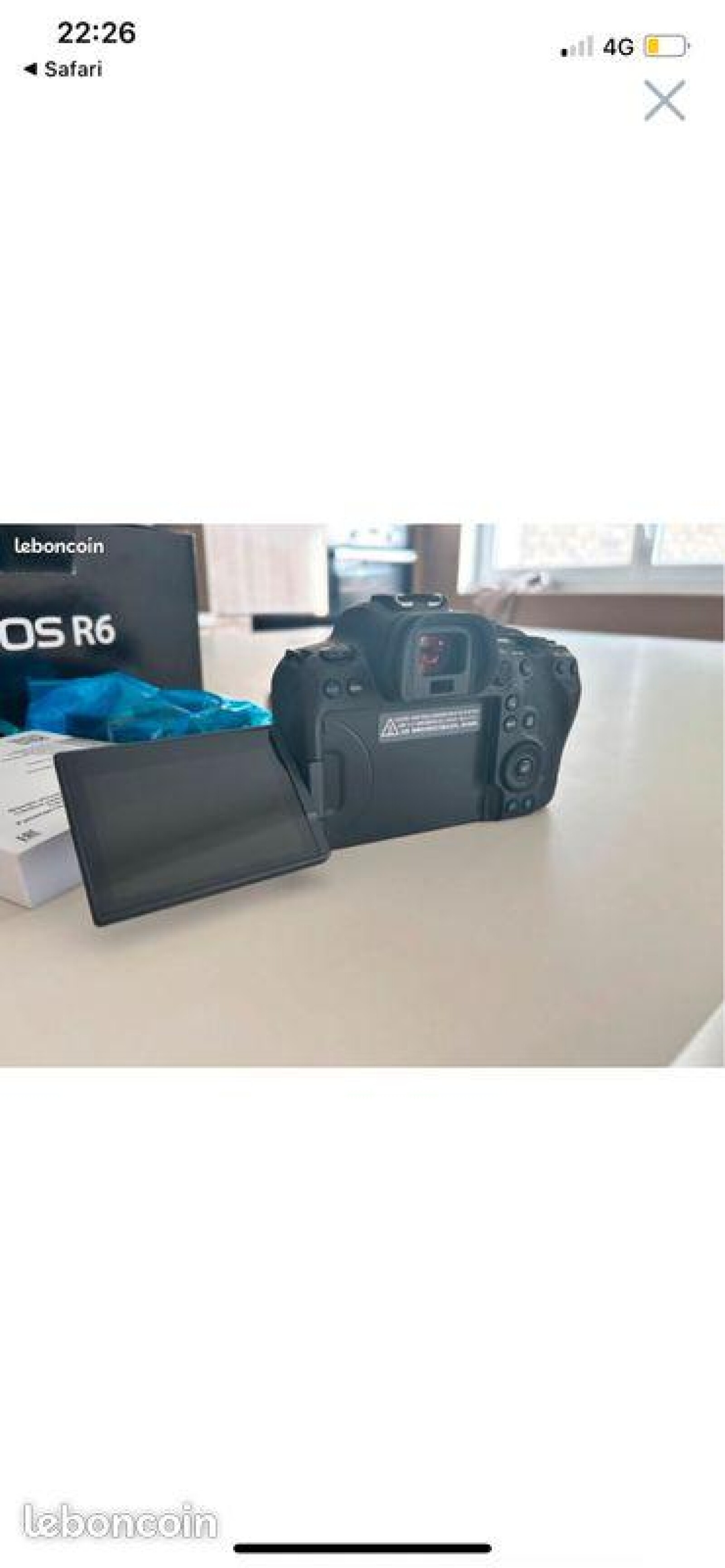 Canon EOS R6  - Photo 3 sur 3