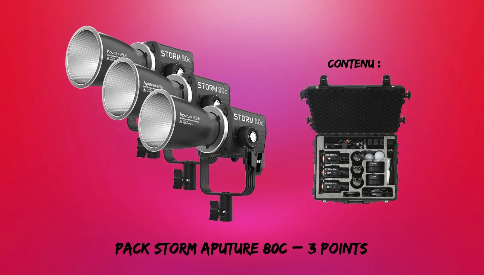 APUTURE Storm 80C - Photo 1 sur 1