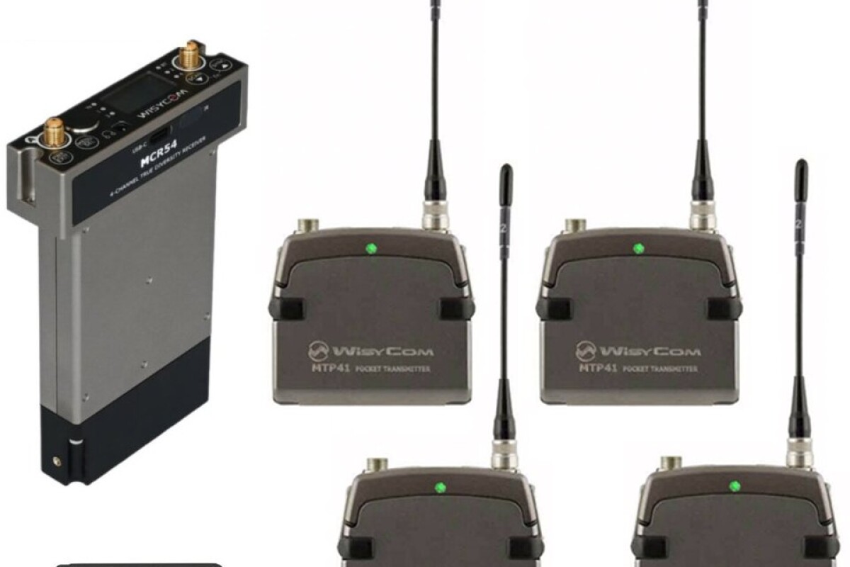Location wisycom ensemble mcr54 + 4 x mtp41s - Lightyshare