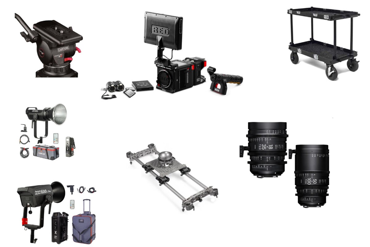Location Kit matériel complet prêt à tourner, RED, Aputure, Tilta... - Lightyshare