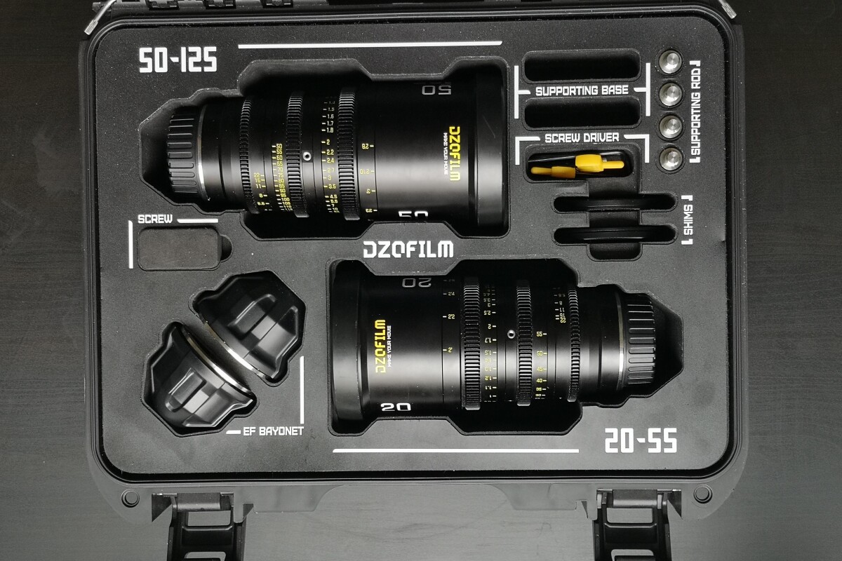 Location DZOFILM 20-55mm & 50-125mm T2.8 Pictor Zoom PL/EF - Lightyshare