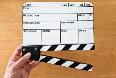 Location Clap cinéma (feutre)