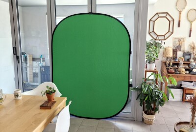 Location Fond chromakey bleu / vert pliant (Neewer)
