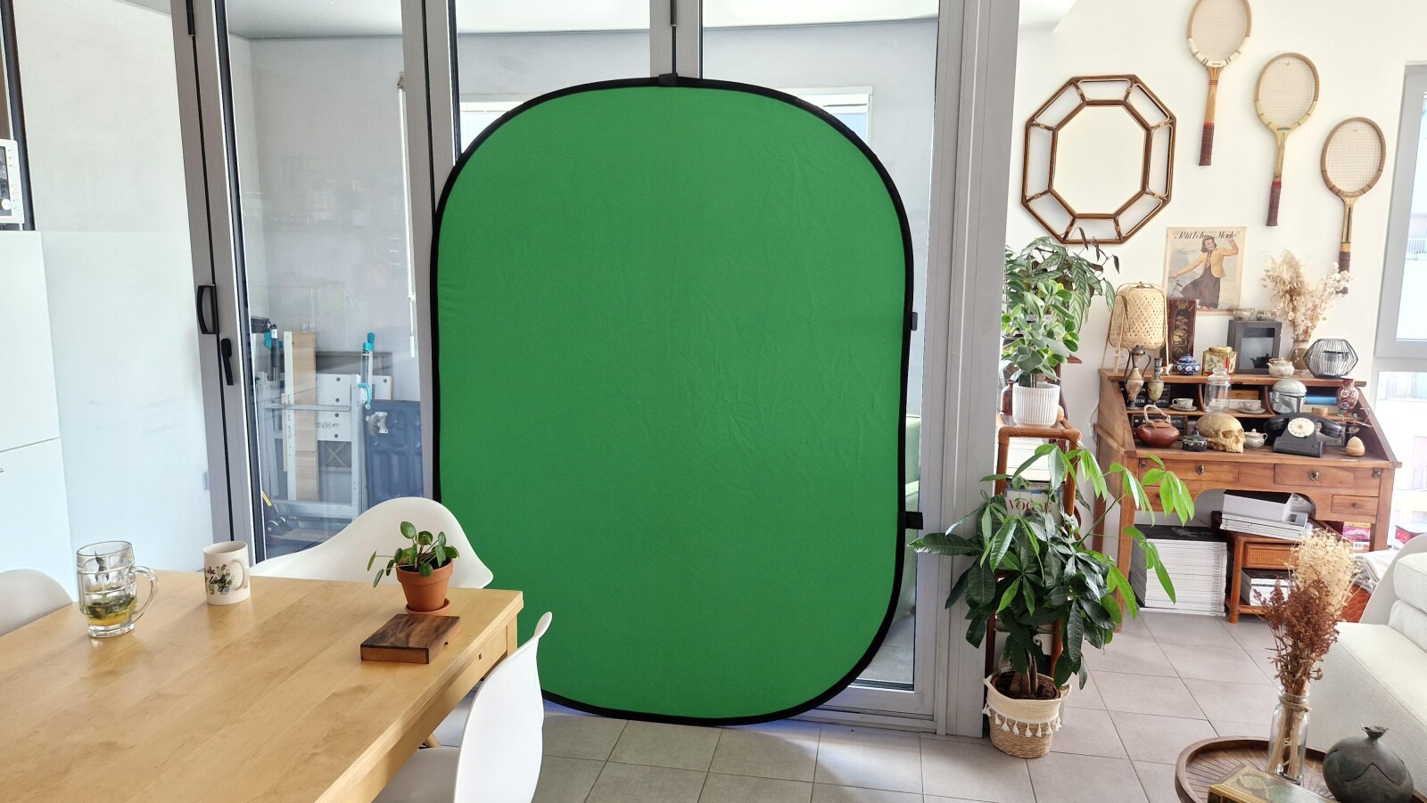 Fond chromakey bleu / vert pliant (Neewer) - Photo 3 sur 6