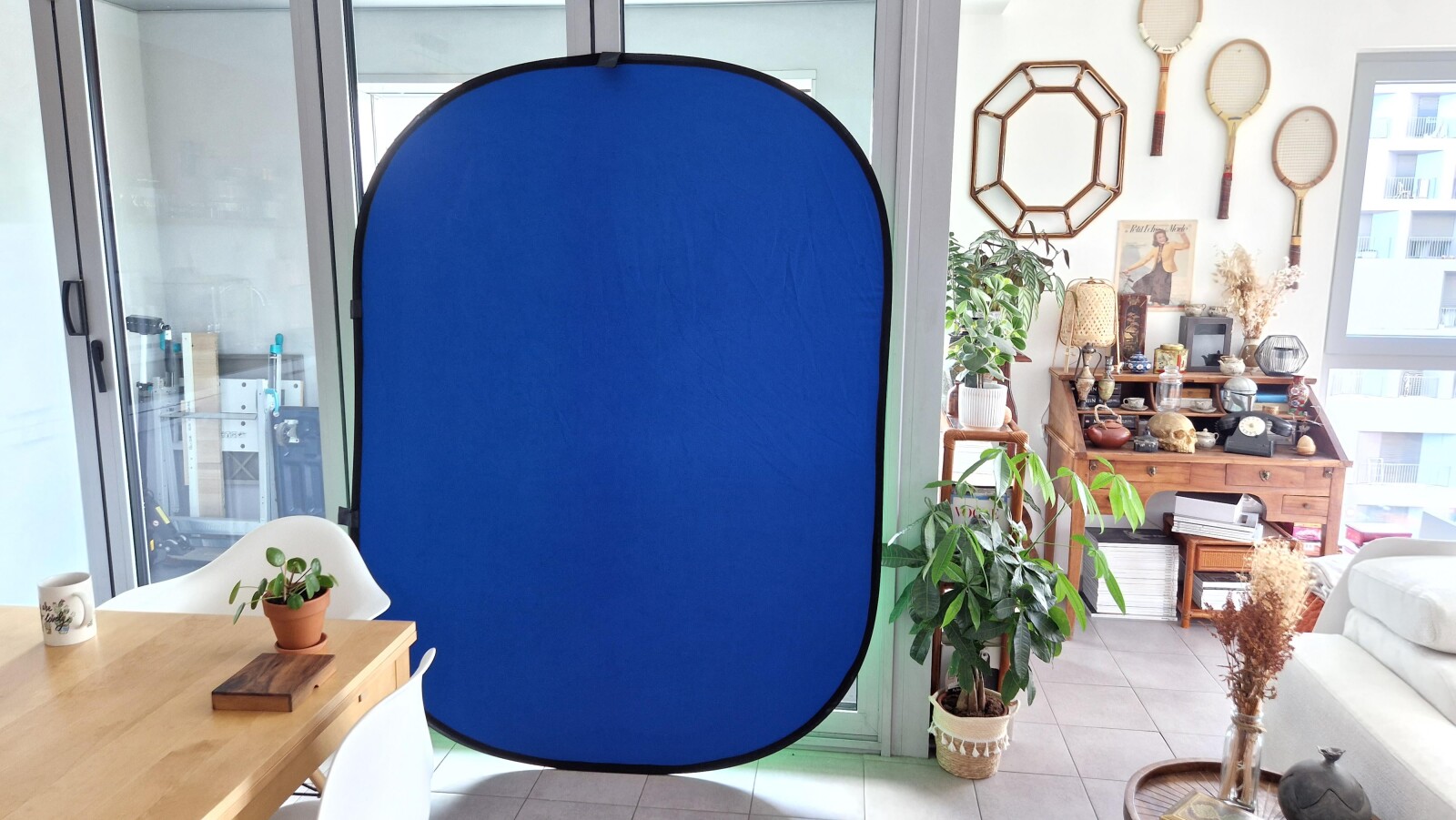 Fond chromakey bleu / vert pliant (Neewer) - Photo 4 sur 6