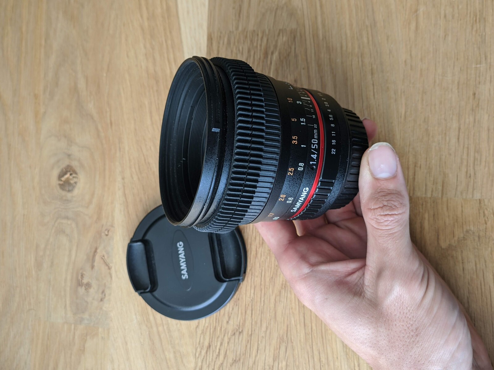Samyang 50mm F1.4 AS UMC monture Canon EF + Lens Mod 0.8 - Photo 2 sur 3