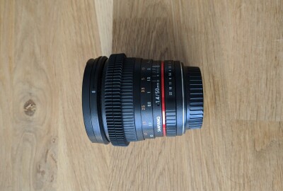 Location Samyang 50mm F1.4 AS UMC monture Canon EF + Lens Mod 0.8