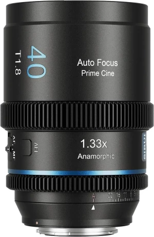 Location SIRUI 40mm T1.8 1.33X Anamorphic Lens Autofocus (Monture E)
