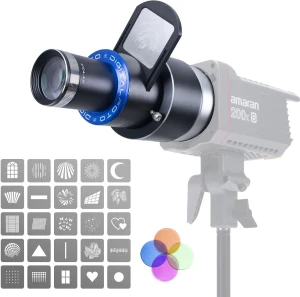 Location DF DIGITALFOTO Snoot Optique Bowens, 25 gobos