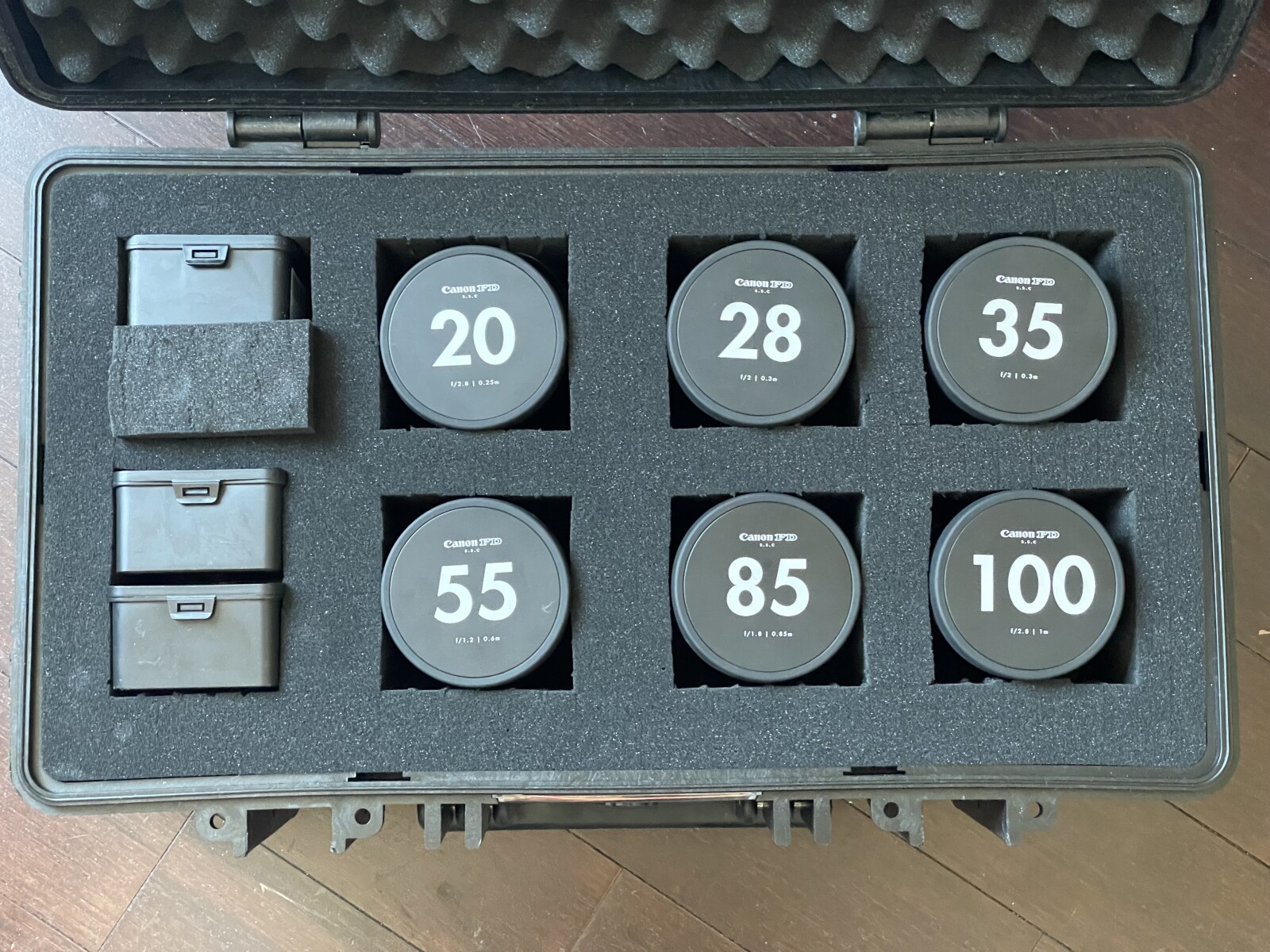 Canon FD 20/28/35/55/85/100 (Série FF) Cinéma look - Photo 4 sur 4