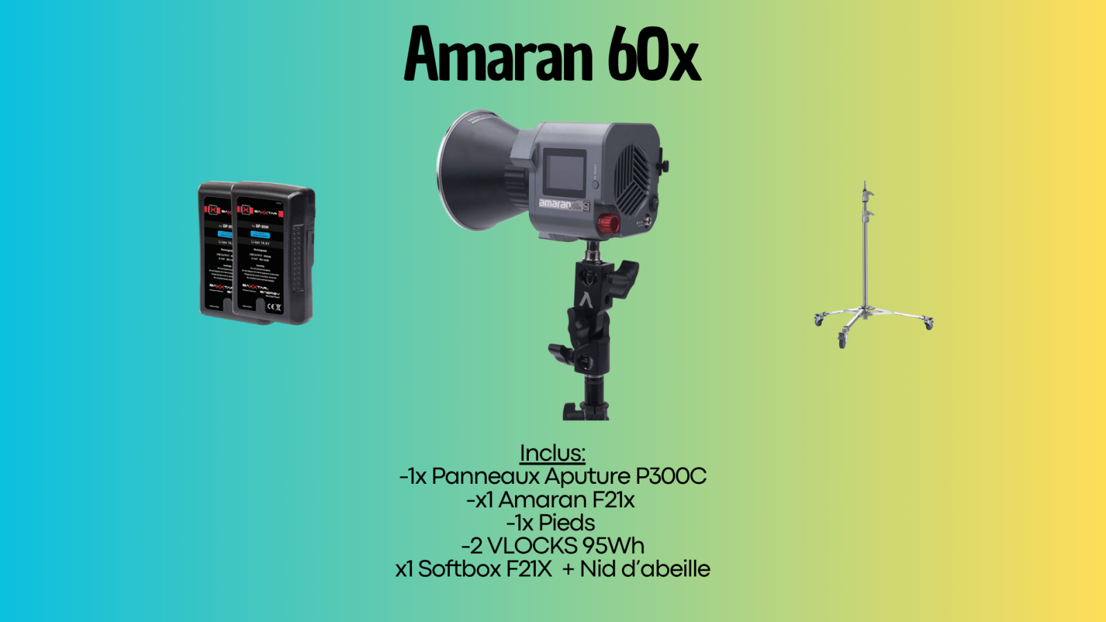 Amaran COB 60x - Photo 1 sur 4