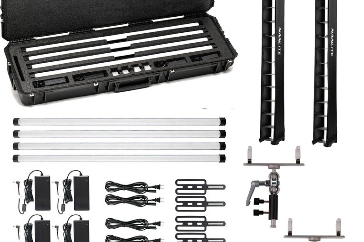 Location Nanlite PavoTube II 30XR 4 Foot x 4 Lumiere Kit - Lightyshare