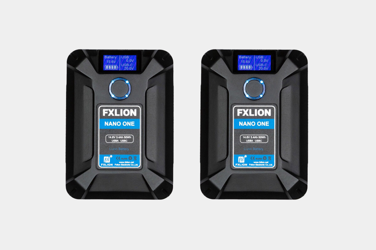 Location 2 x batteries Fxlion Nano Two 98Wh V-Mount + chargeur - Lightyshare