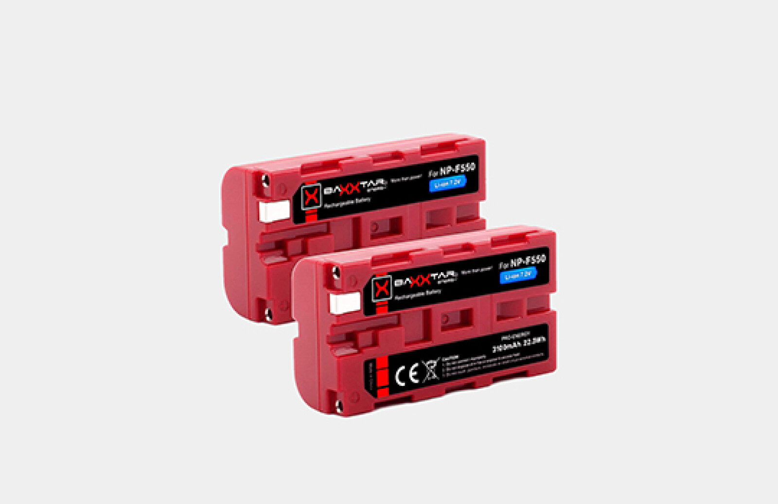 2 x batteries NP-F550 Baxxtar + chargeur Patona - Photo 1 sur 1