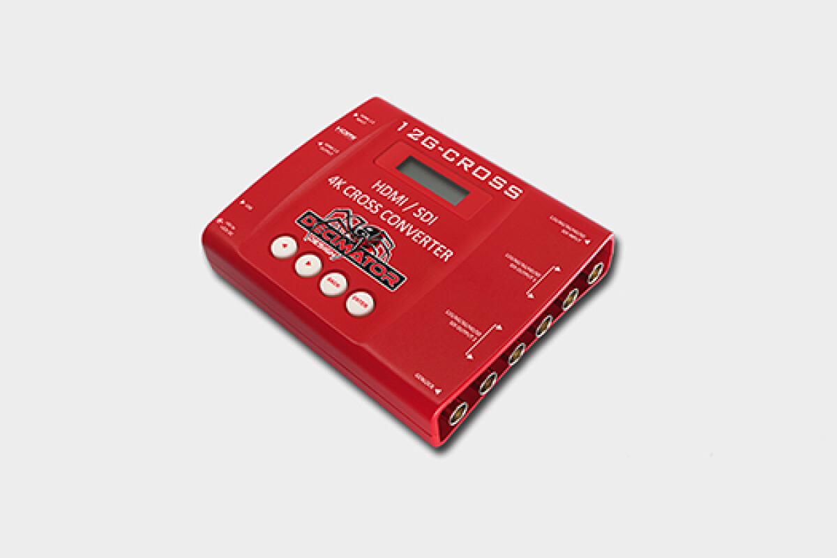 Location Decimator 12G-CROSS (Cross Converter 12G, compatible HD et 4k, scaler) - Lightyshare