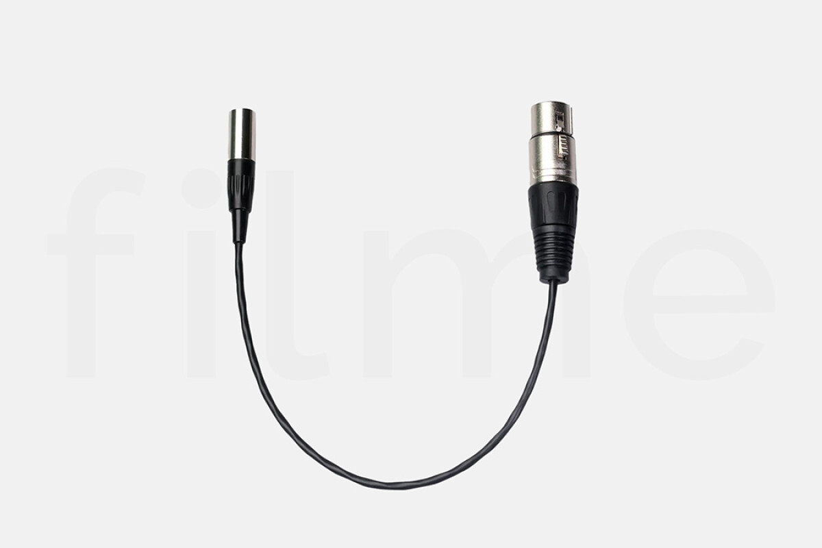 Location Cable XLR-F vers mini XLR-M 50 cm - Lightyshare
