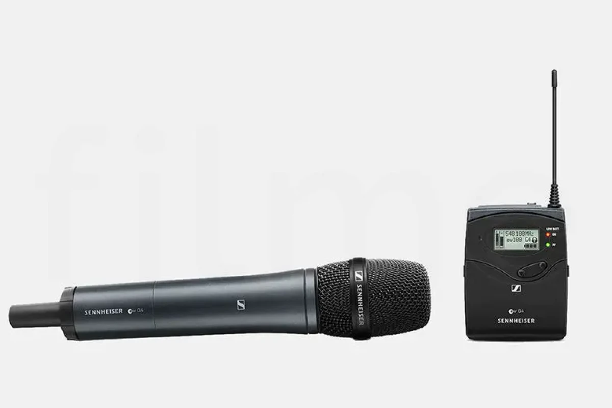 Location Kit HF Sennheiser EW 100 G4 #reporter (micro main SKM 100, ref EW 135P, compatible G3) - Lightyshare