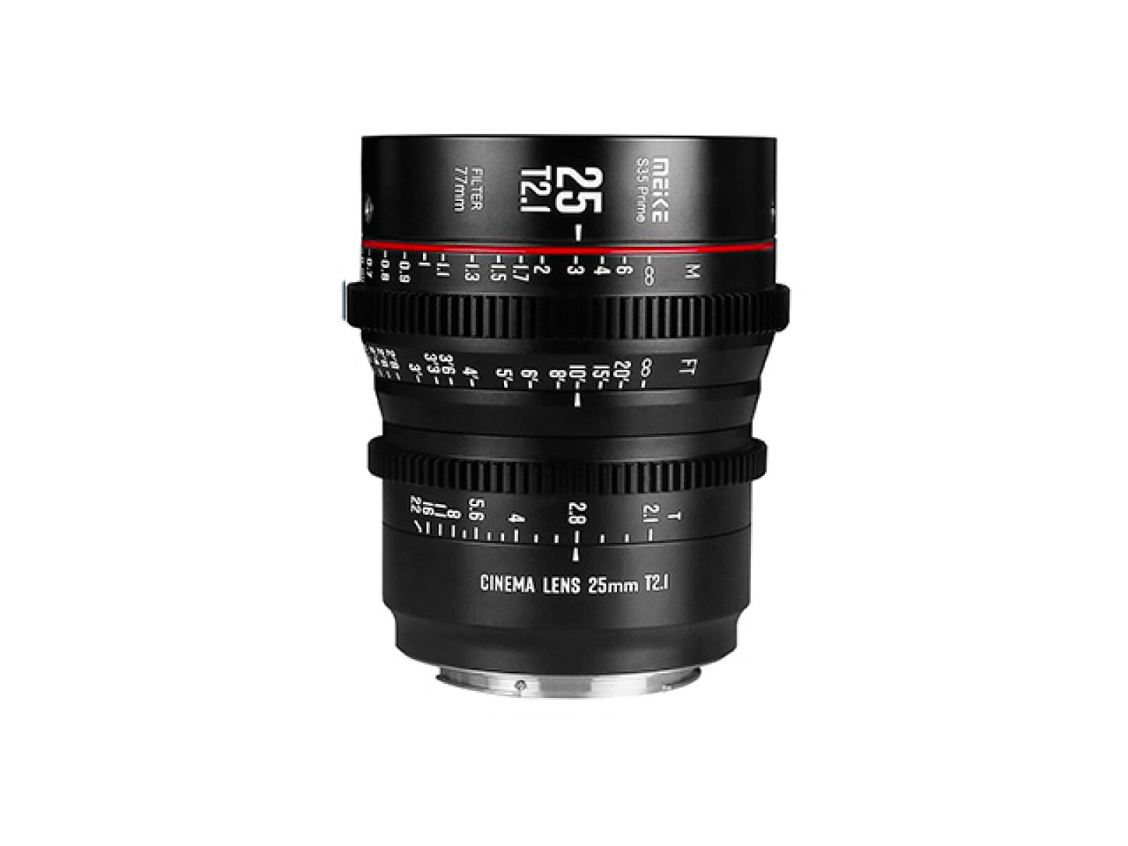 Meike 25mm T2.1 Super35 Prime Cine Lens EF Mount - Photo 1 sur 1