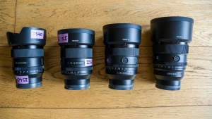 Location Pack 4 Objectifs Sony F1.4 G Master – 24mm / 35mm / 50mm / 85mm