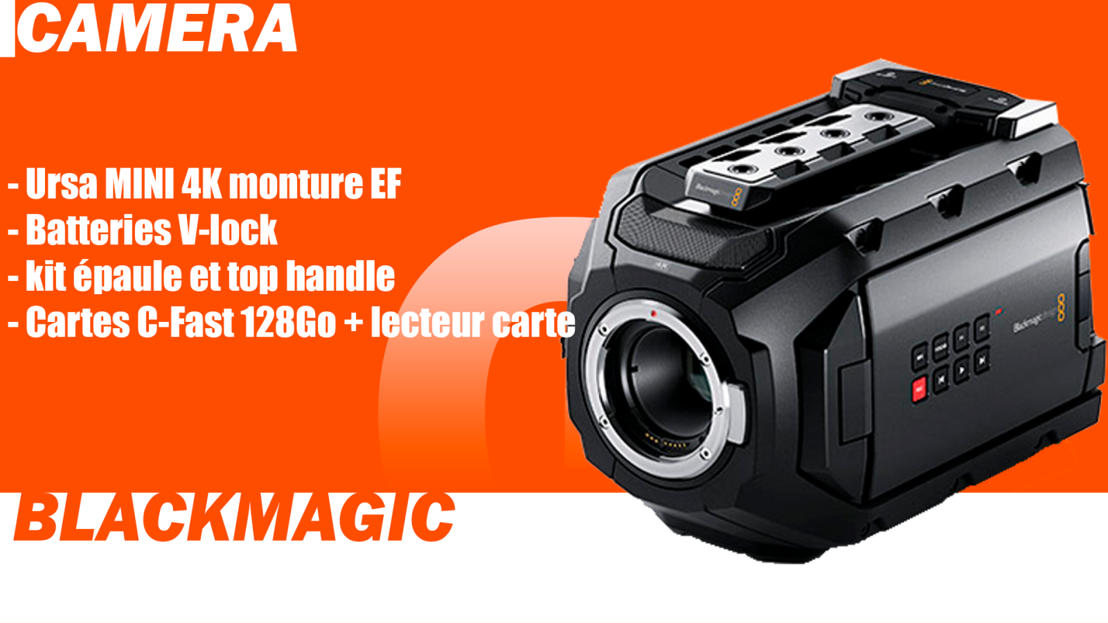 Blackmagic Design URSA Mini 4K - Photo 1 sur 1