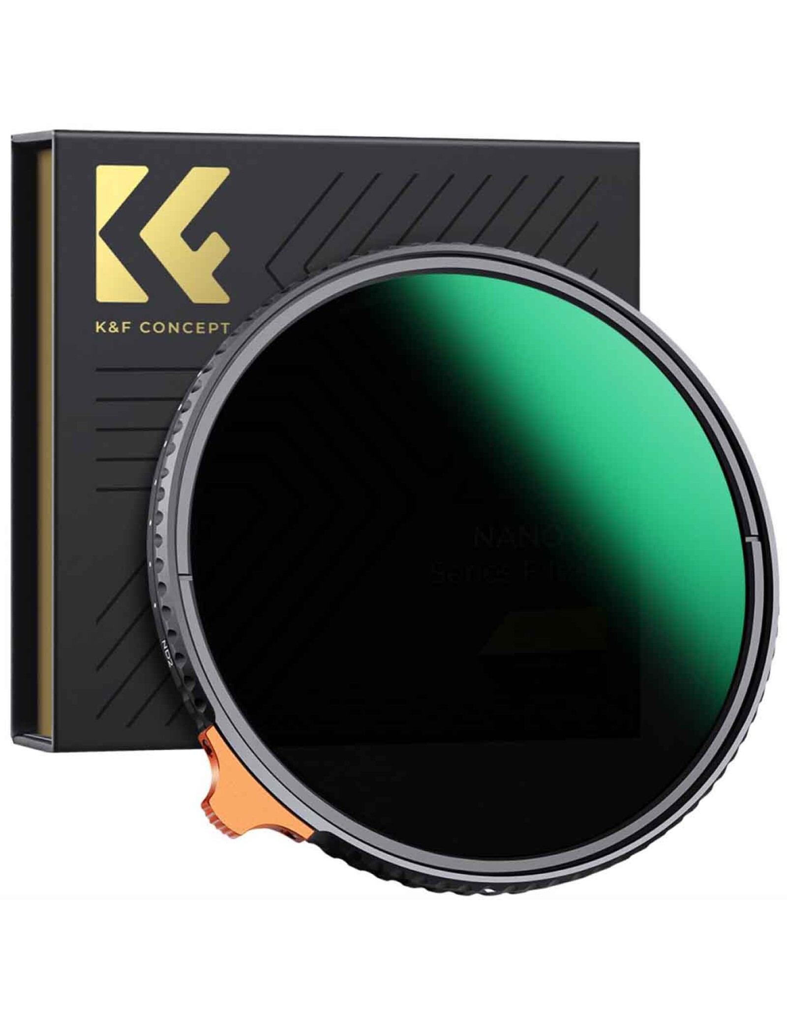 k&f concept NDX Filtre à Densité Neutre Variable 52mm Réglable (ND2 - ND400) - Photo 1 sur 1